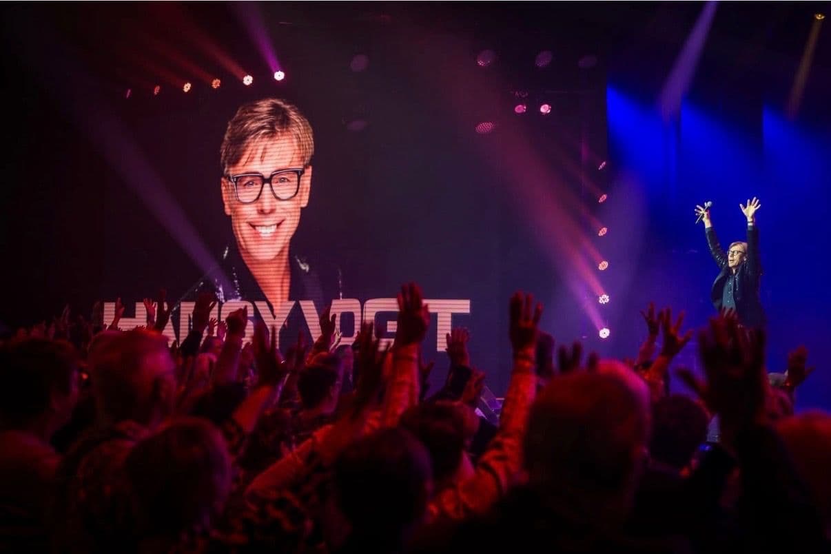 Foto Live-Show Publikum Leinwand